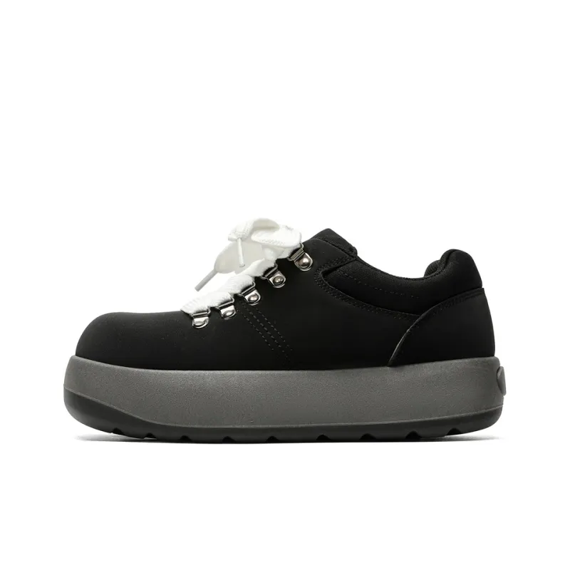 OUGLEMEN Slip Resistant Cushioning Impact Resistance Abrasion Resistant Low Top Skateboard Shoes Men's Box-5