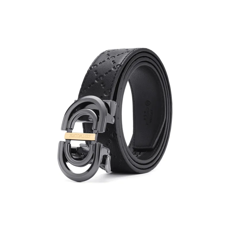 SEPTWOLVES Cow Split Leather Leather Belts Men's Width: 3.5cm-1