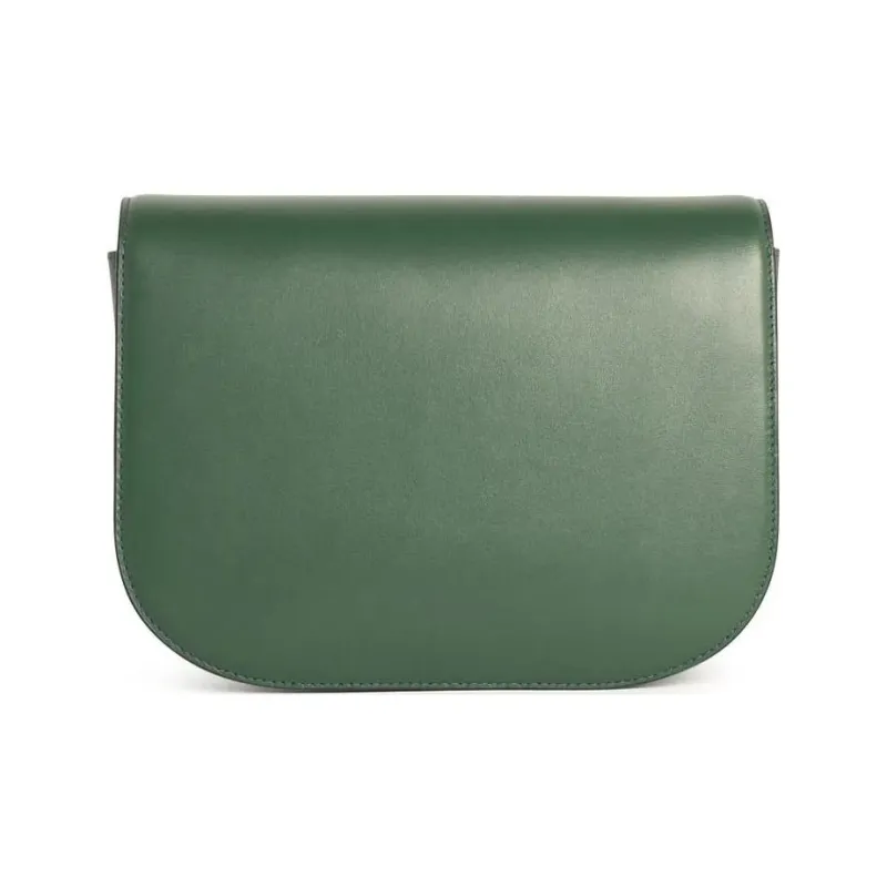 Furla Cow Leather Crossbody Bag, Shoulder Bag Women's Green-2