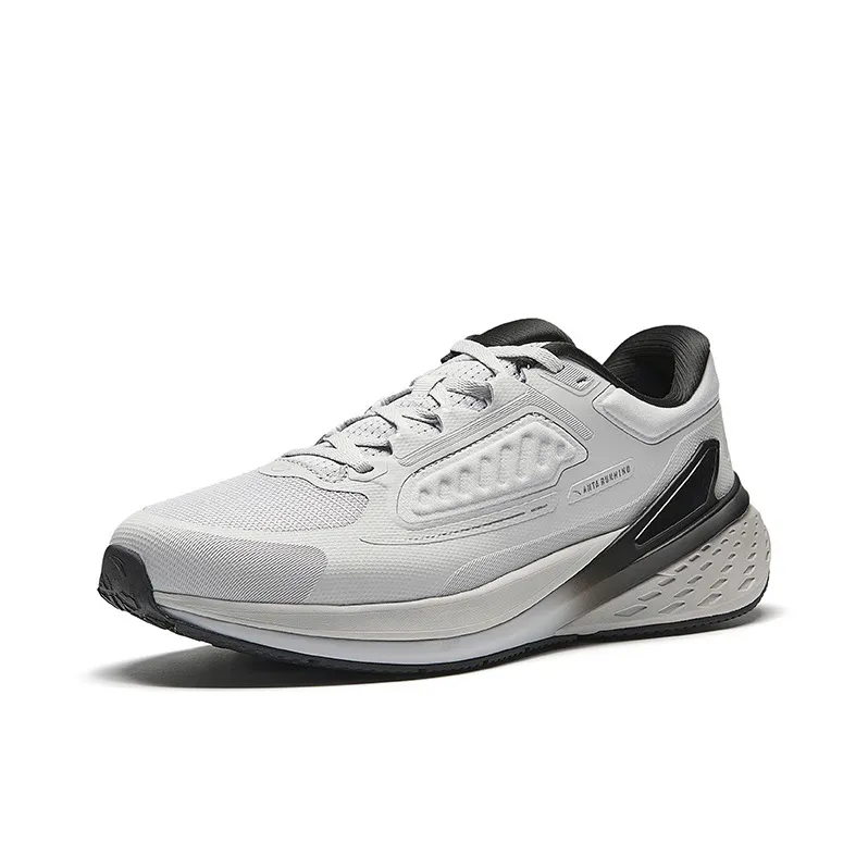 CHAOJIANTA Anti Slip And Wear Resistant Coverage Low Top Casual Running Shoes Men's Gray Black-1