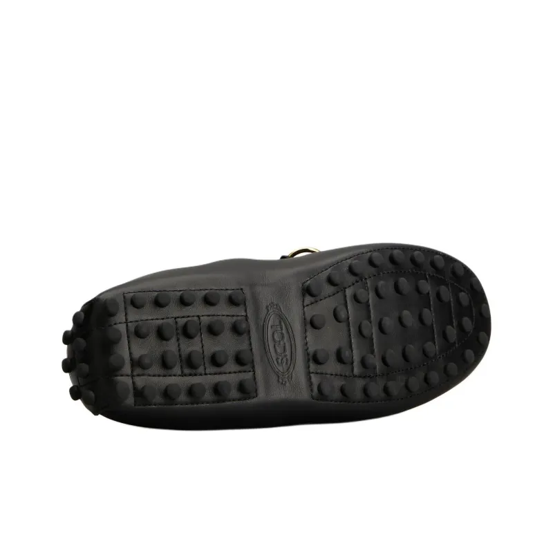 TOD'S Gommino Beanie Shoes Women's Black-3
