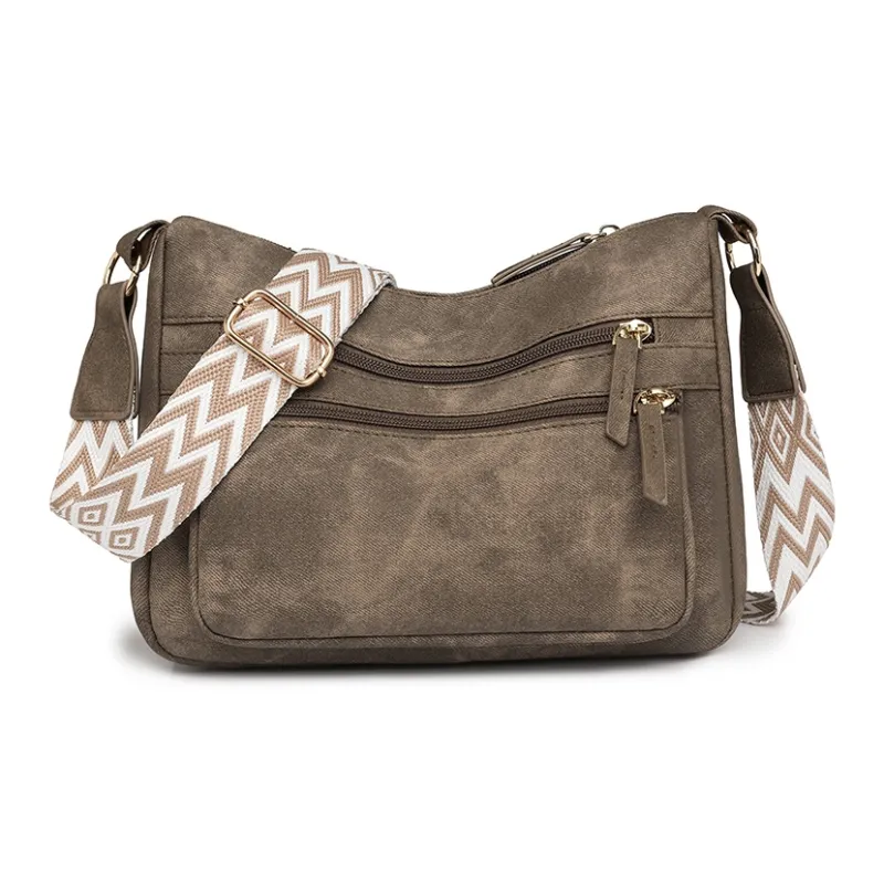 Yalu PU Crossbody Bag, Shoulder Bag Regular Women's Lake Blue/Brown/Khaki/Gray/Light Gray-5