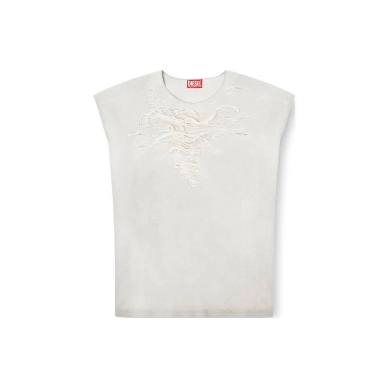 DIESEL Distressed Sleeveless Top-0