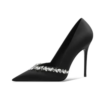 BANWEIDIYA Slim Heel High Heels Women's Black