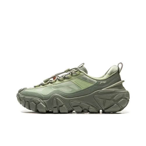LiNing Dunes Shock Absorbers With Slip Resistant And Abrasion Resistant Properties Low Top Casual Shoes Men's Green