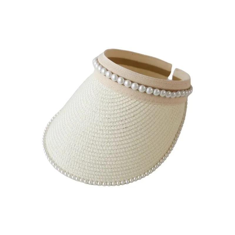 DZP Straw Woven Sun Protection Hats Unisex-8