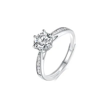 JUICY GRAPE S925 Silver Moissanite Rings Unisex