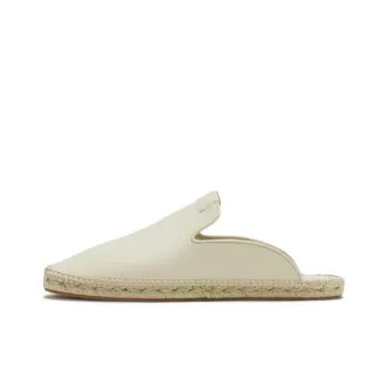 Lanvin Rubber Sole Slip Resistant Closed Toe Slippers Men's White