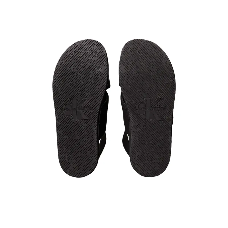 CKJ CALVIN KLEIN JEANS Strap Sandals Men's Black-5