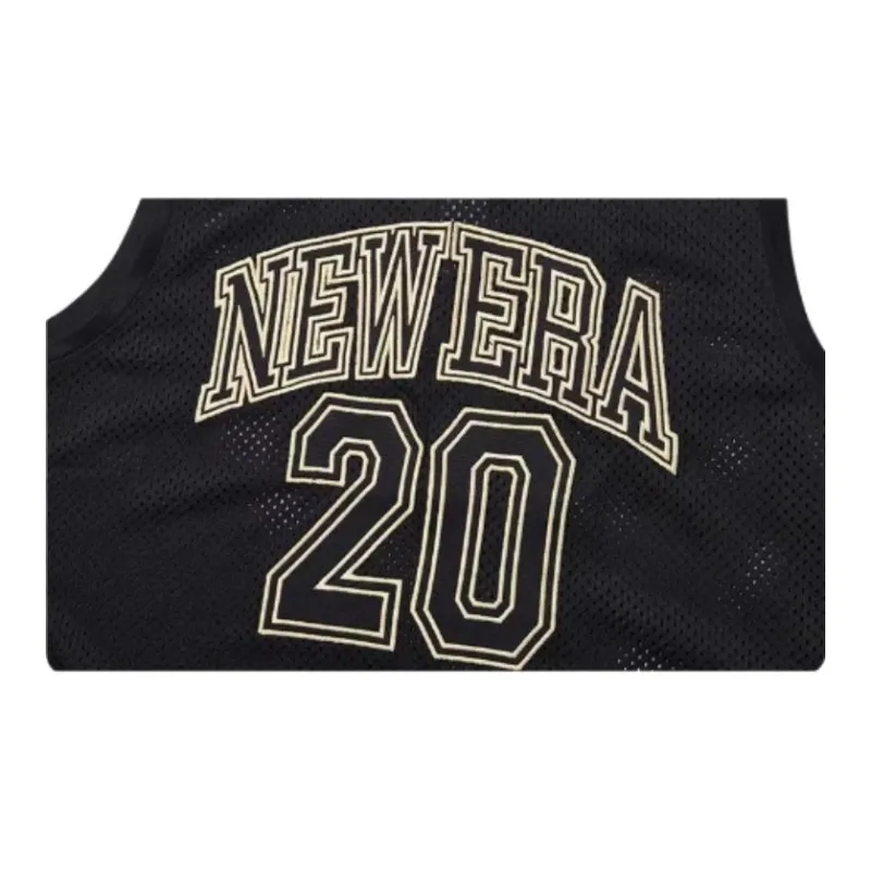 New Era Basketball Jerseys Unisex Black-2