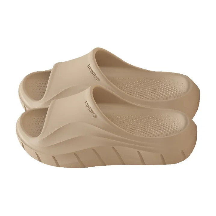 LUNNIFEIYA Summer Odor Free Home Platform Squashy And Bouncy Feeling Slippers-0