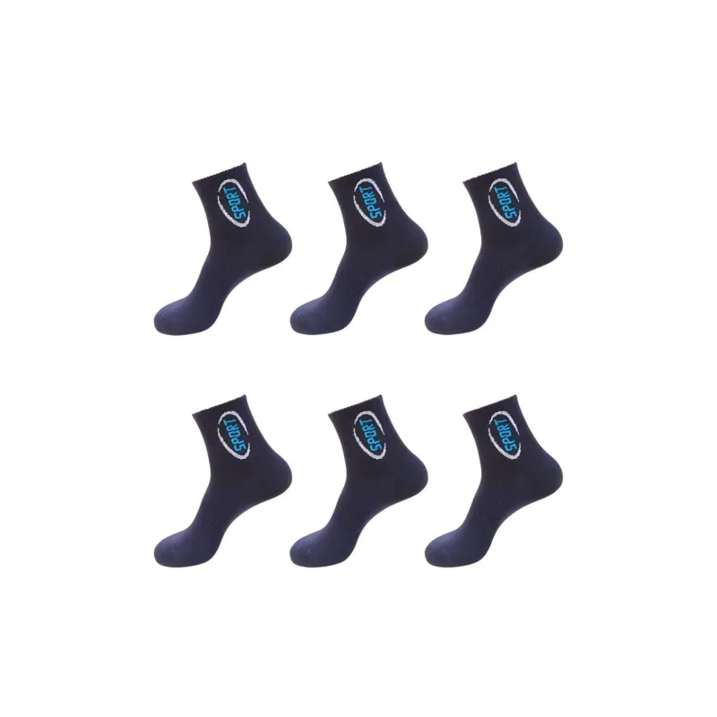 Lanza Mid Calf Socks Unisex 6 Pack-11