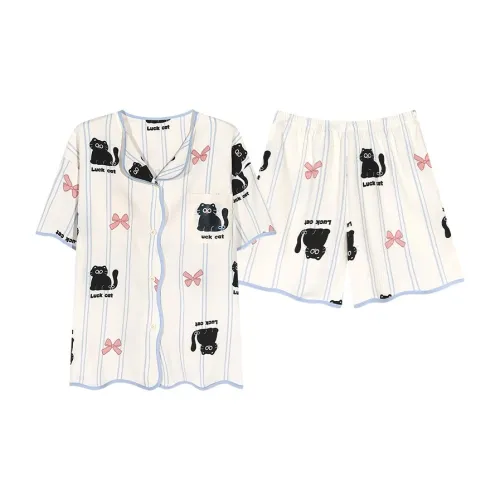 O'MESIK Pajama Set Women's White