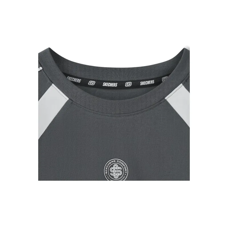 Skechers Sports Life Collection T Shirt Women's Smoky Gray-2