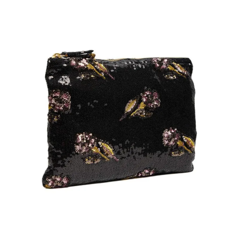 La DOUBLEJ. Sequins Clutch Women's Black & Multicolor-1