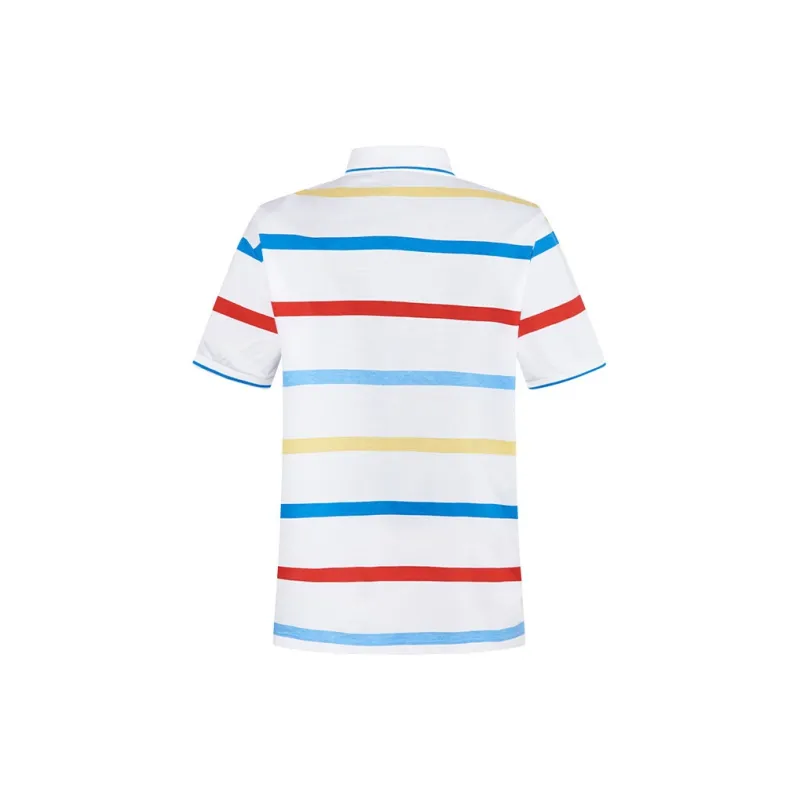 Paul & Shark Yachting Polo Shirt Men's White Base Blue Red-2