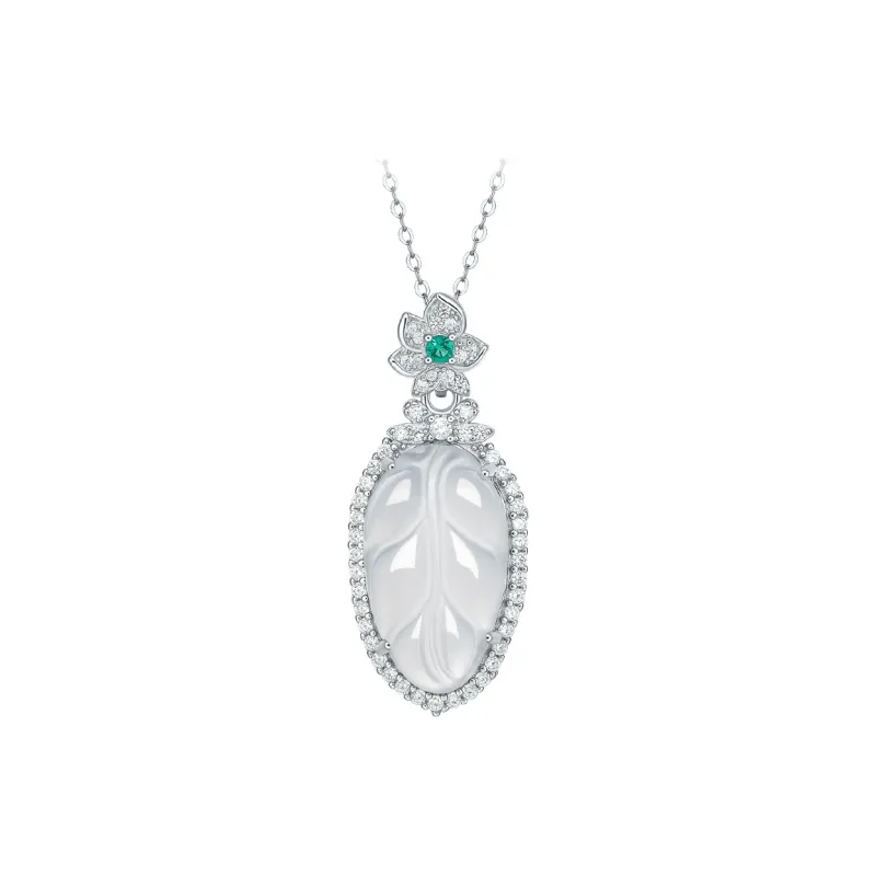 Century Edge Jewelry Chalcedony Jade Necklaces Women's-0