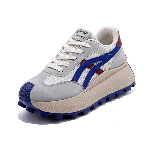 Turns By Turns Wear-Resistant Support Height Increasing Low-Top Casual Shoes Women's