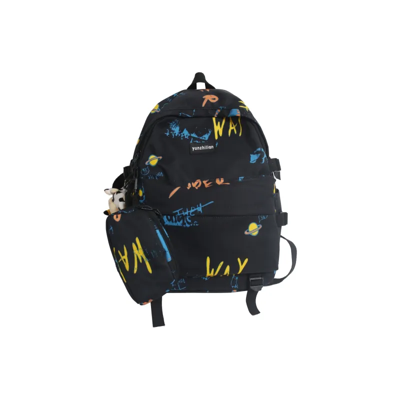 URBAN FOREST Nylon Backpack Unisex Multicolor-3