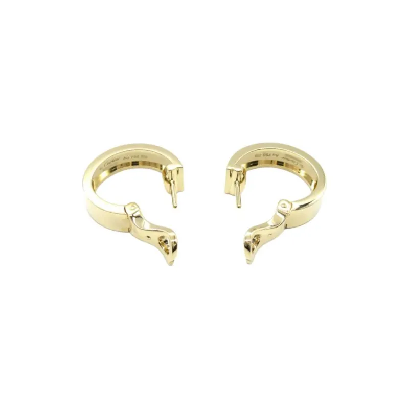 CARTIER 18K Gold Earrings Women's Gold-2