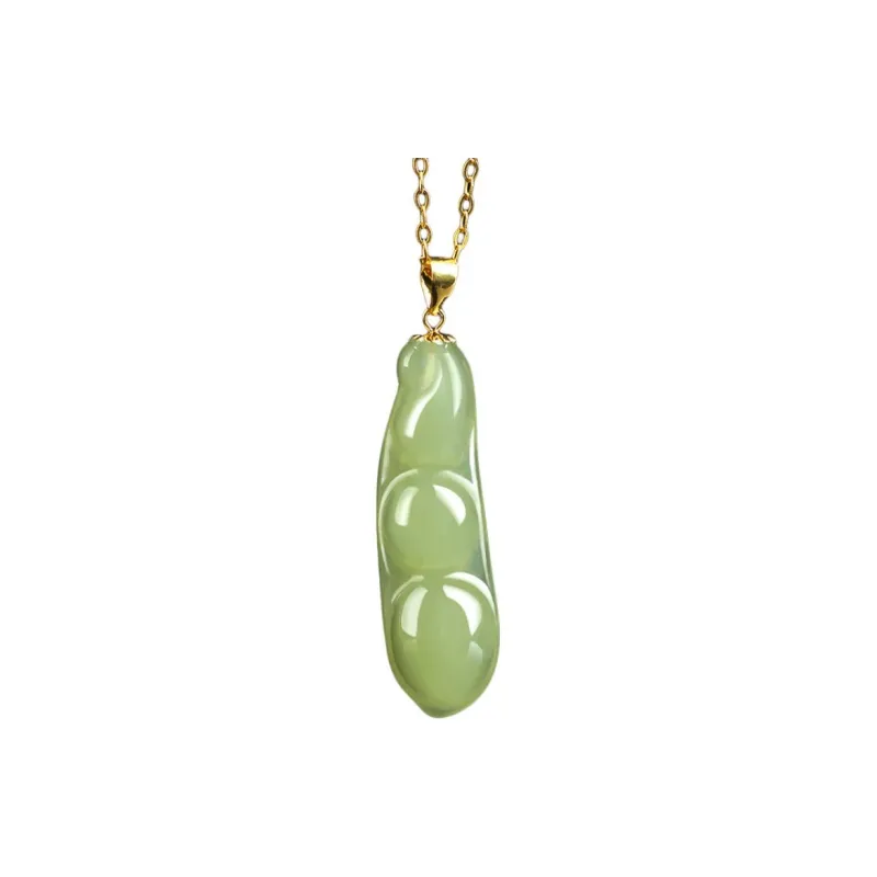Royal Heaven's Choice Hetian Jade Pendants Green Jade Unisex-0
