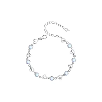 YINCHIE 999 Fine Silver Pure Silver Bracelets Women's