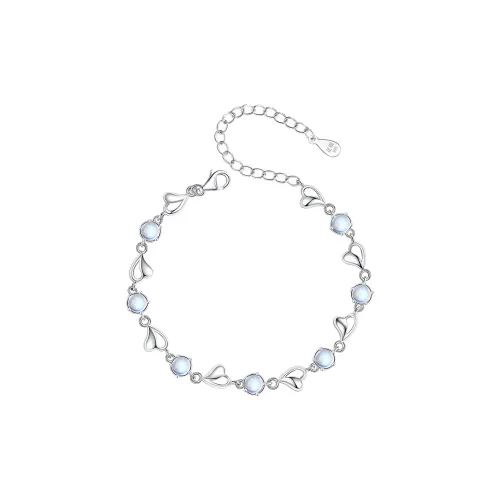 YINCHIE 999 Fine Silver Pure Silver Bracelets Women's