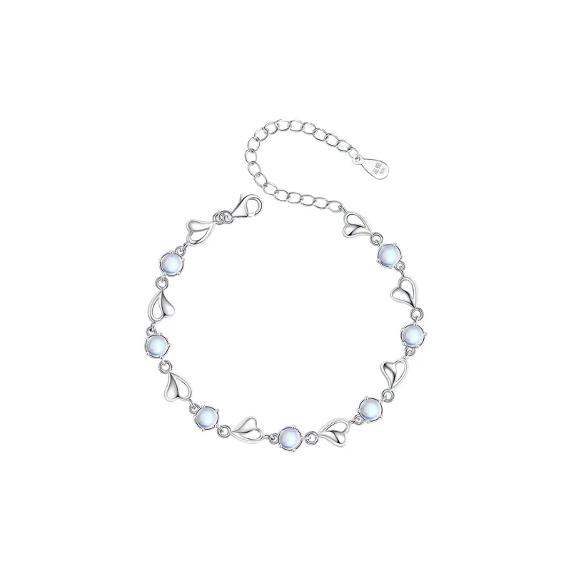 YINCHIE 999 Fine Silver Pure Silver Bracelets Women's-0