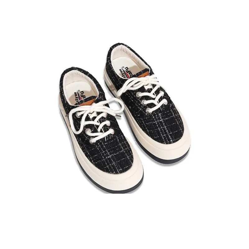 Dafu Leaps Forward Height Increasing Anti-Slip And Wear-Resistant Low-Top Skateboard Shoes Women's-2