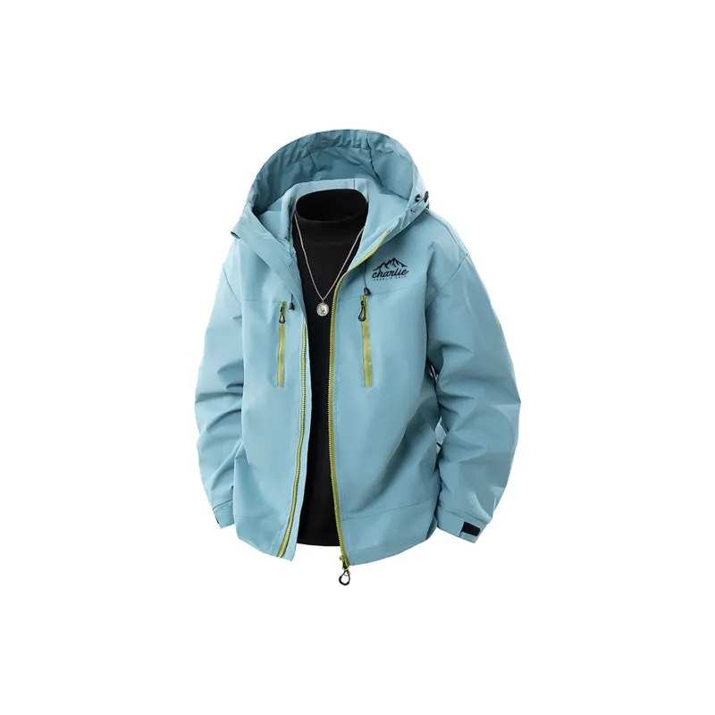 CHARLIE GOLF Water-Resistant Windproof Wear-Resistant Windbreaker Jacket Unisex-8