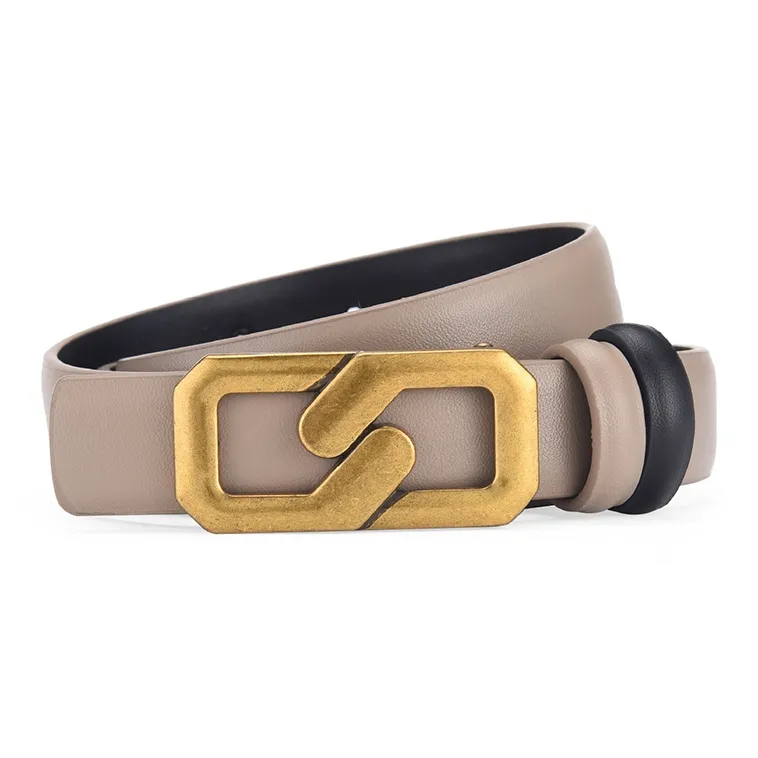 Yamaichi Maru Cow Split Leather Leather Belts Women's 2.5 Cm-3
