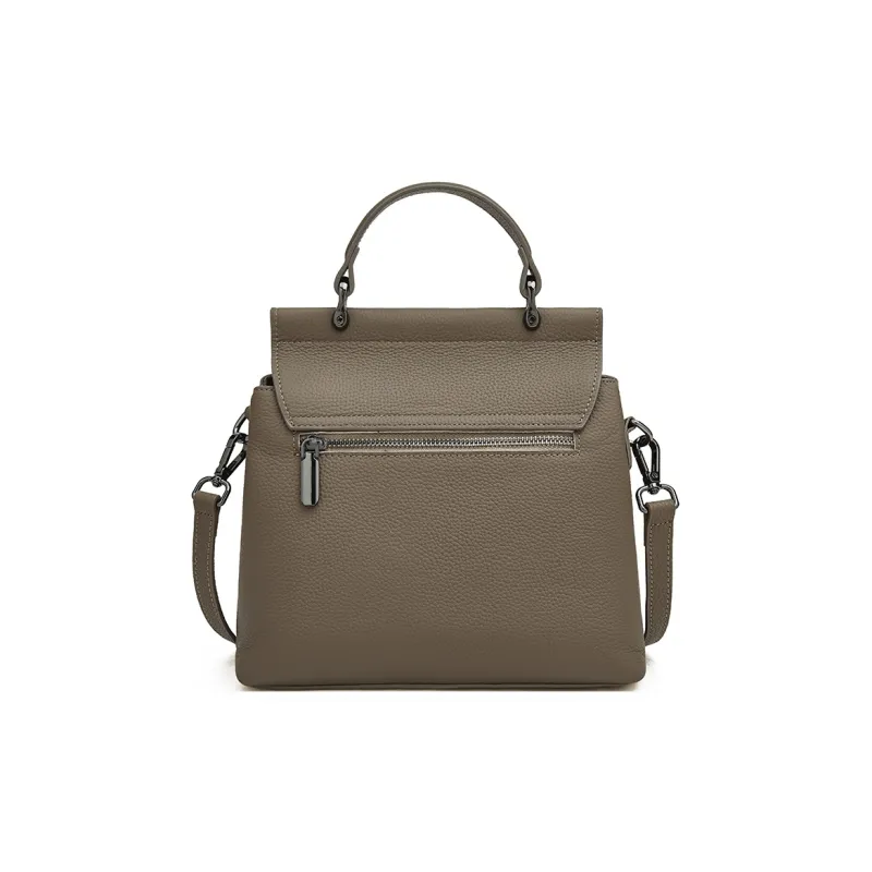 Old Man's Head Synthetic Leather Shoulder Bag Crossbody Bag Handbag Women's Black/Gray-2