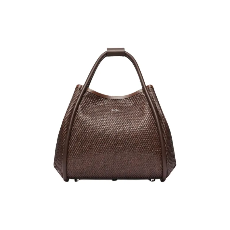 MaxMara Polyamide One Shoulder Handbag Small Size Women's Dark Brown-1