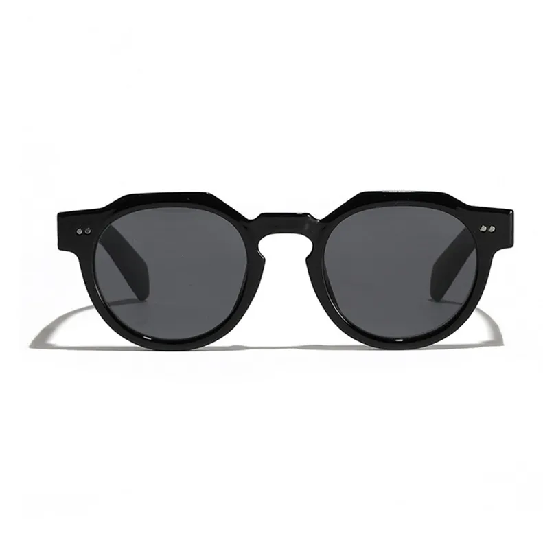 MUYKUY PC Round Sunglasses Unisex-3