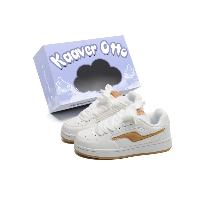 KAAVER OTTO Cushioned Wear-Resistant Breathable Low-Top Skateboard Shoes Women's-5