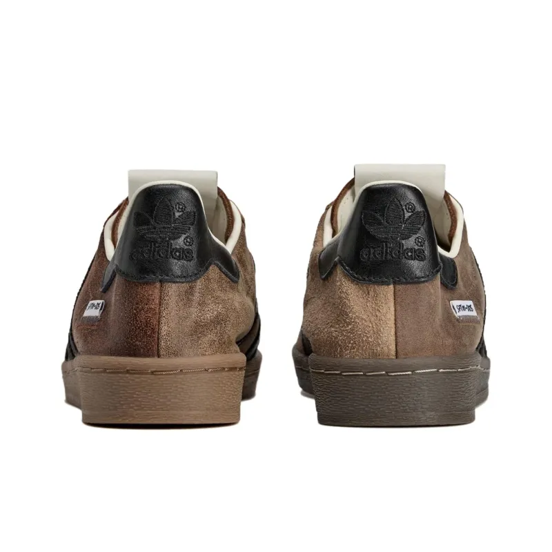 Adidas Superstar Song For The Mute Brown Black Women's-4