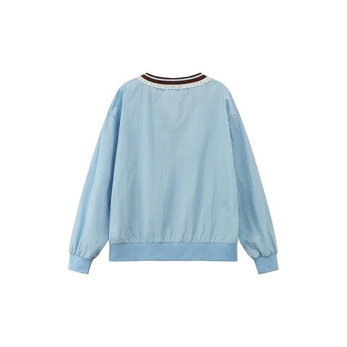 CHUU Sweatshirts Women's Baby Blue-1