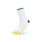 White Yellow Blue Professional Basketball Socks
