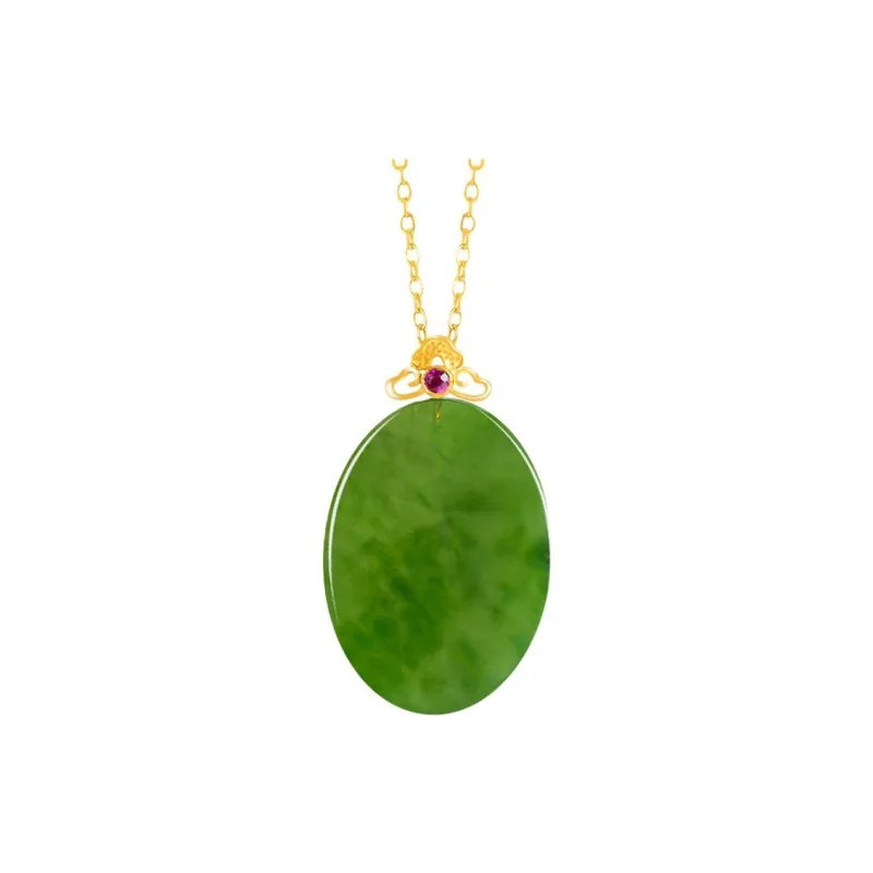 Royal Heaven's Choice Hetian Jade Pendants Jasper Women's-0