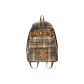 Beige Blue Check+Pendant