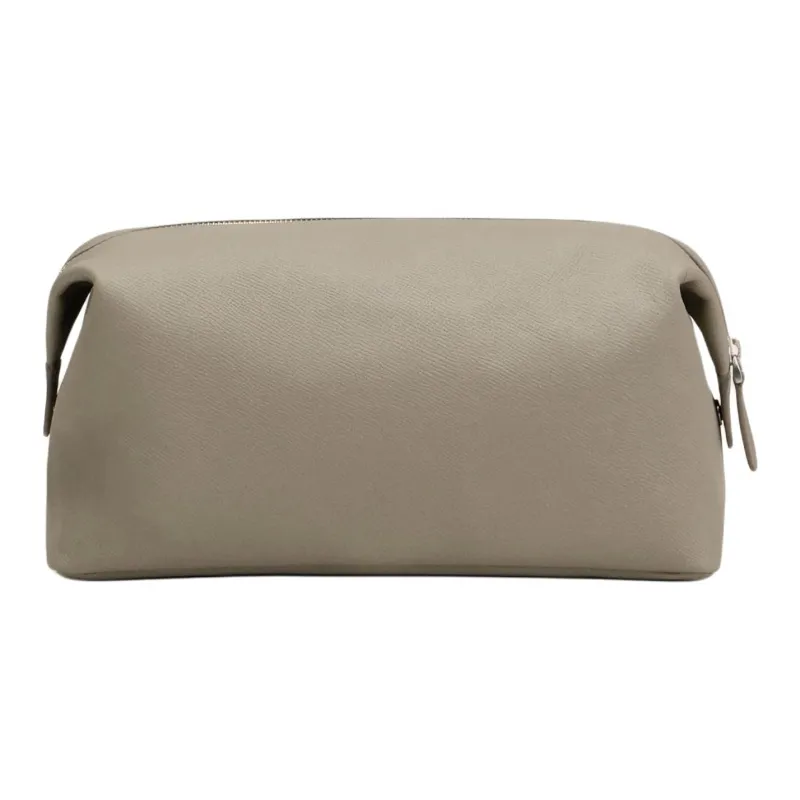 AMIPARIS Leather Toiletry Bag Women's Gray-2