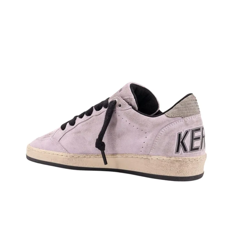 Golden Goose Ball Star Low Top Skateboard Shoes Men's Pink Purple-3