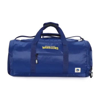 NBA Warriors Team Polyester Travel Bag Unisex Navy Blue
