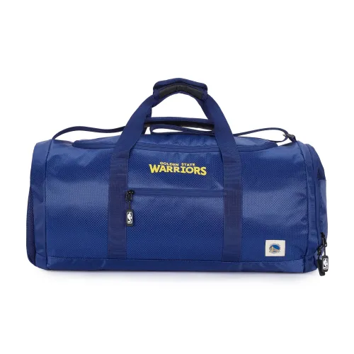 NBA Warriors Team Polyester Travel Bag Unisex Navy Blue