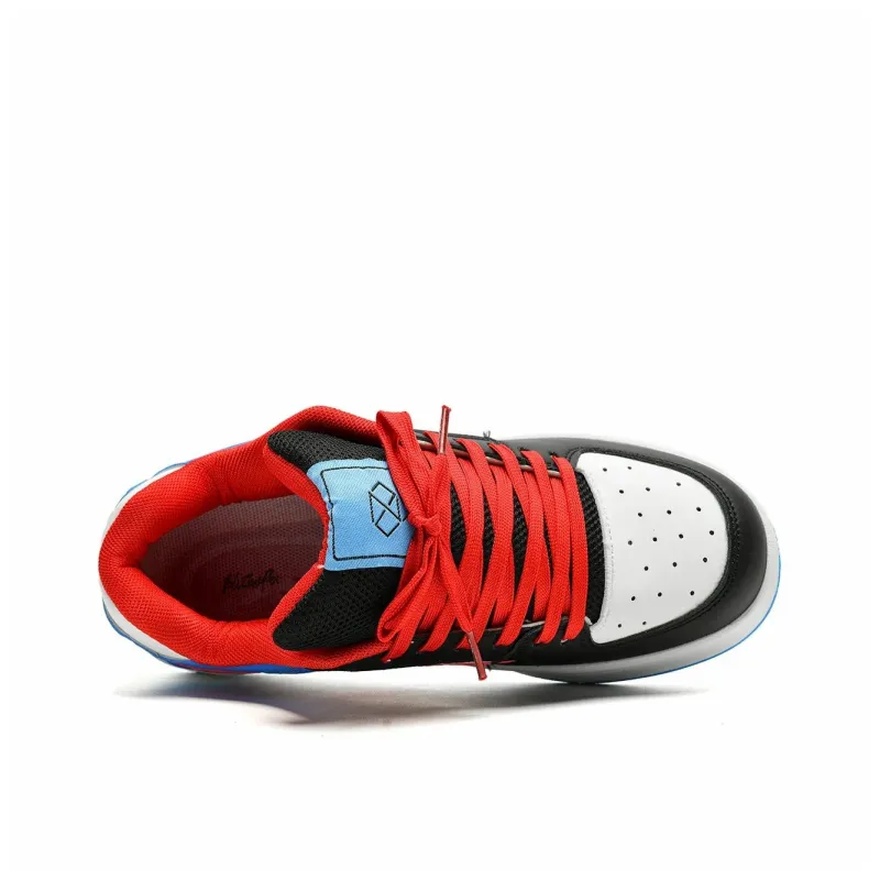ALI THE FOX Slip Resistant, Abrasion Resistant, Lightweight, Breathable Low Top Skateboard Shoes Unisex-8