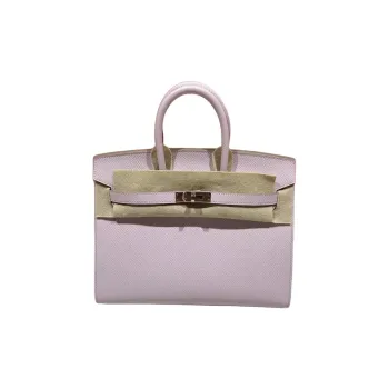 HERMES Birkin Epsom Leather Birkin Bag Handbag Women's 09 Mauve Aple Dream Purple