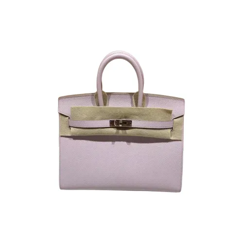 HERMES Birkin Epsom Leather Birkin Bag Handbag Women's 09 Mauve Aple Dream Purple