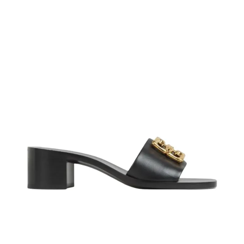 Givenchy Slide Slippers 5cm Women's Black-1