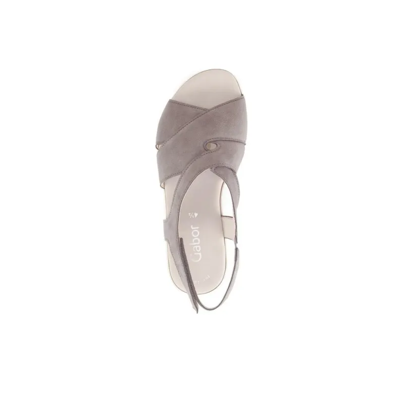 Gabor Fashion Beach Sandals Women's Gray-3