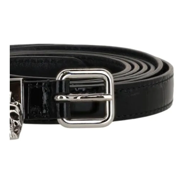Alexander McQueen Leather Belts Women's Black -1